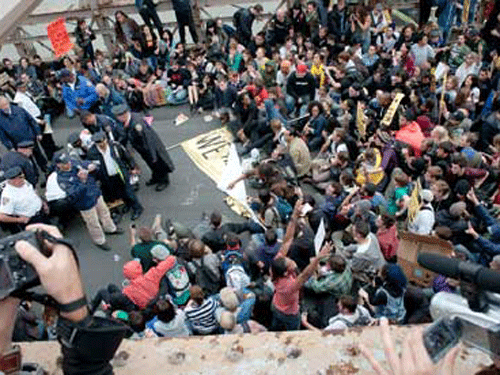 Foto Proteste in New York (c) guardian.co.uk